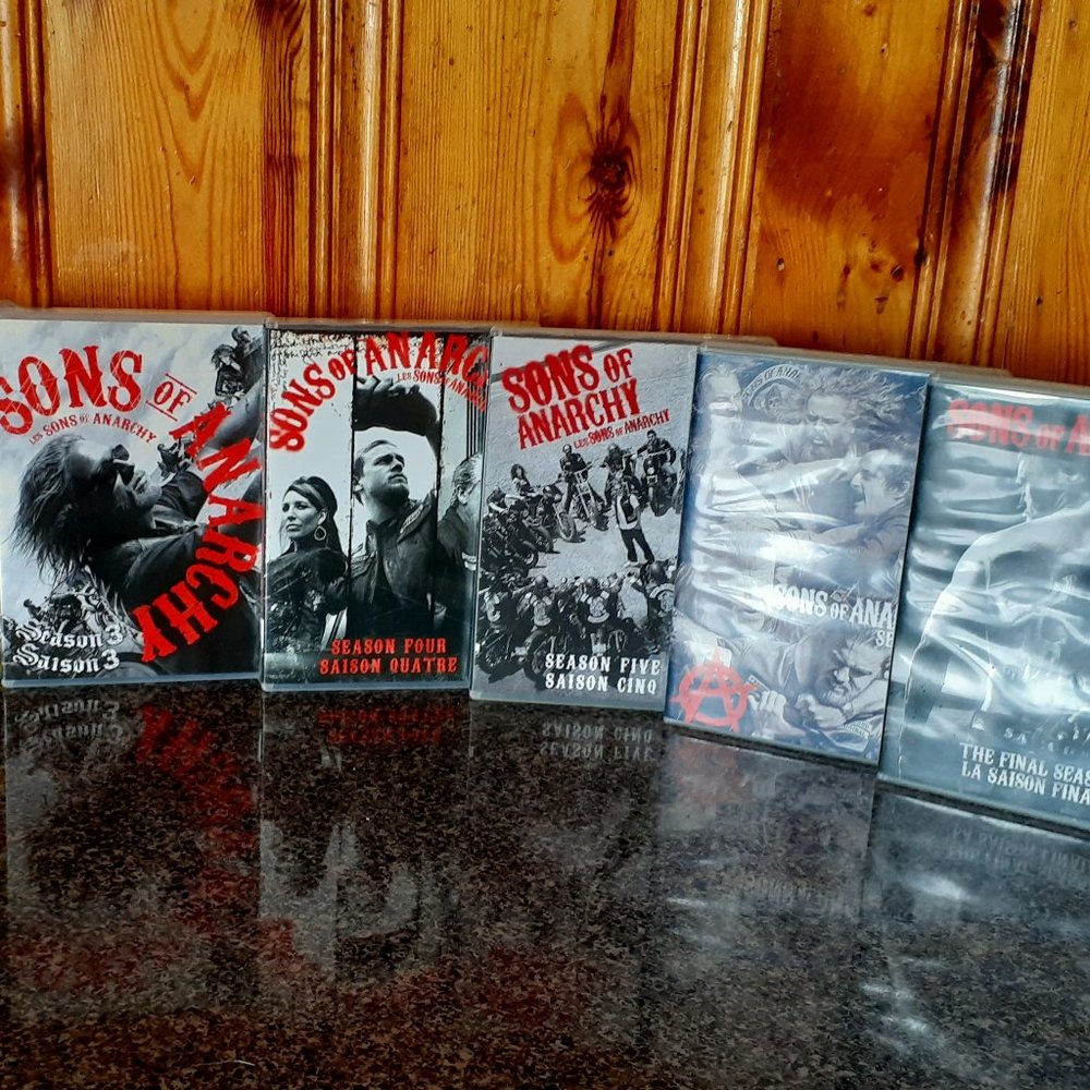 Sons of Anarchy DVDS Includes beer stein